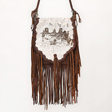 American Darling Crossbody Hair On Genuine Leather Western Women Bag Handbag Purse | for Cute